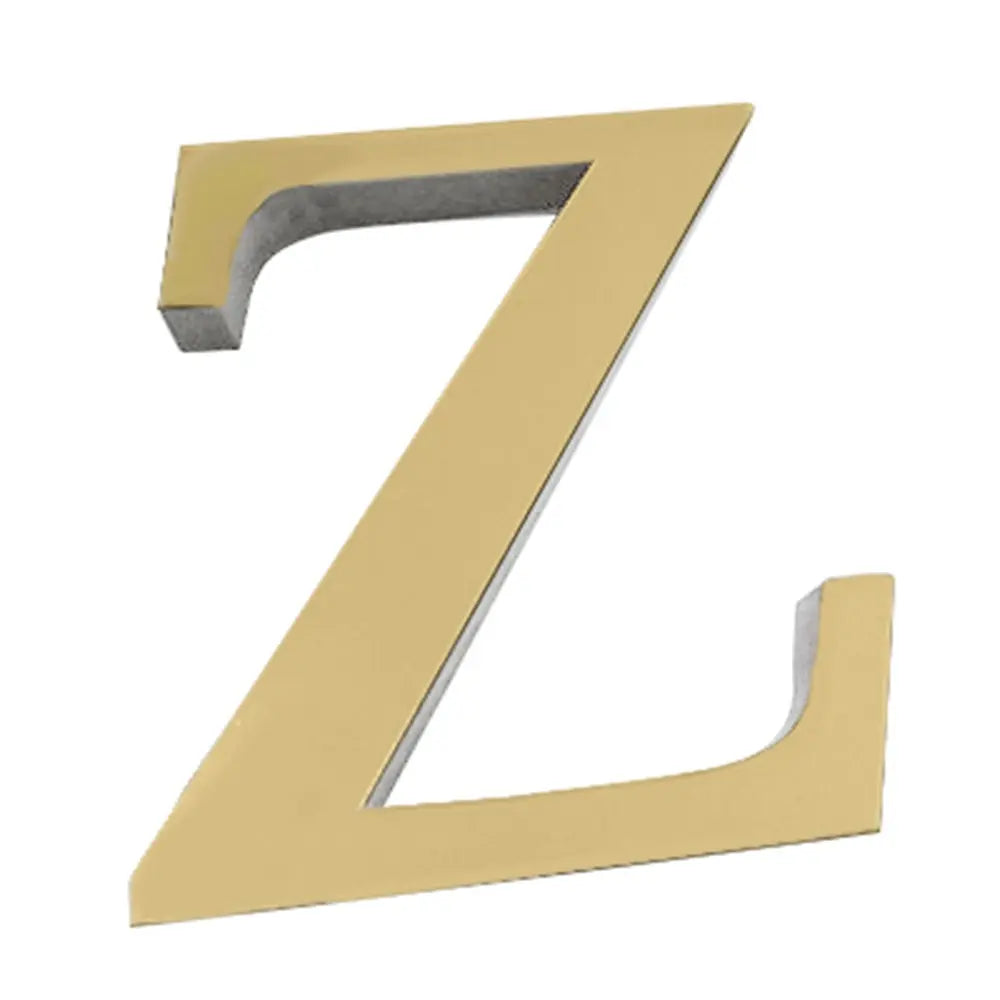 3D Mirror Acrylic Gold Letter Wall Stickers 10CM