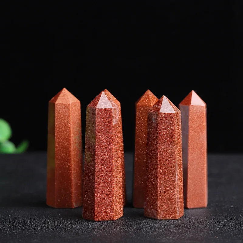 Crystal Stone Point Wands for Decor and Witchcraft