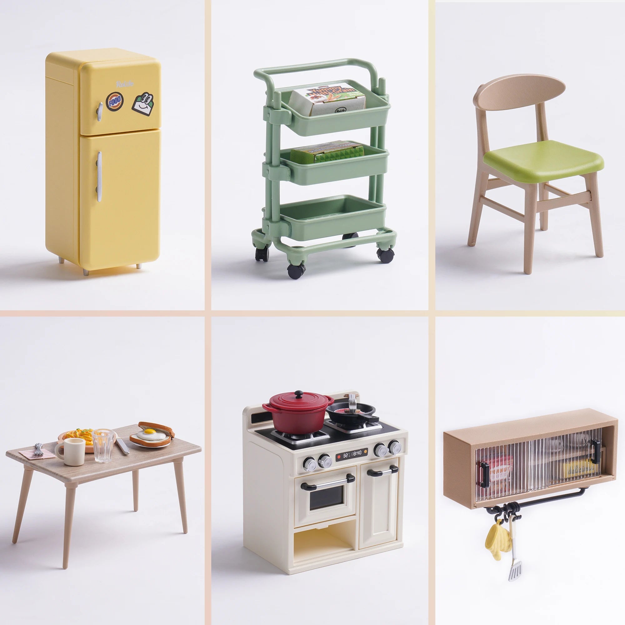 Robotime Rolife Mini Fast Food Kitchen DIY Model Kit