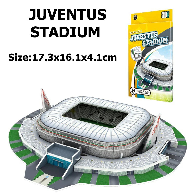 3D DIY Mini Football Stadium Puzzle