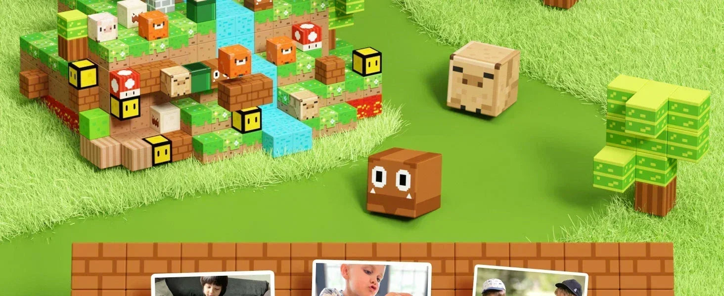 Magnetic Building Cube Set – STEM DIY Toy for Kids Age 3+