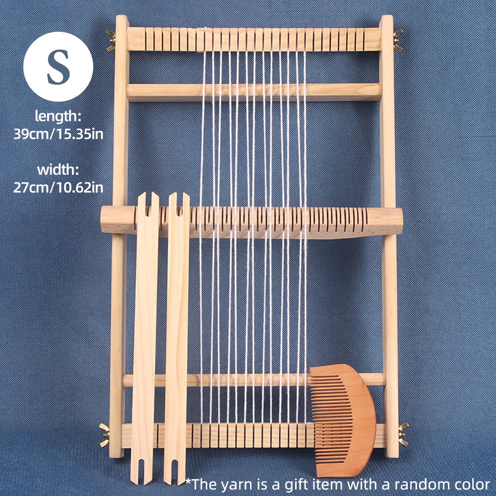 Wooden DIY Weaving Loom Frame Tool