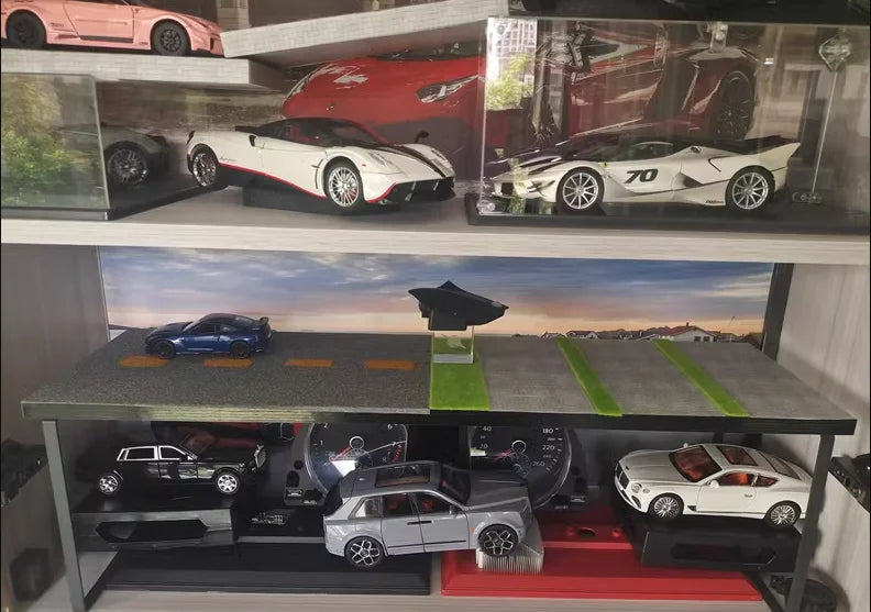 Miniature Road & Pavement Sticker Set (2pcs, 21x29cm)