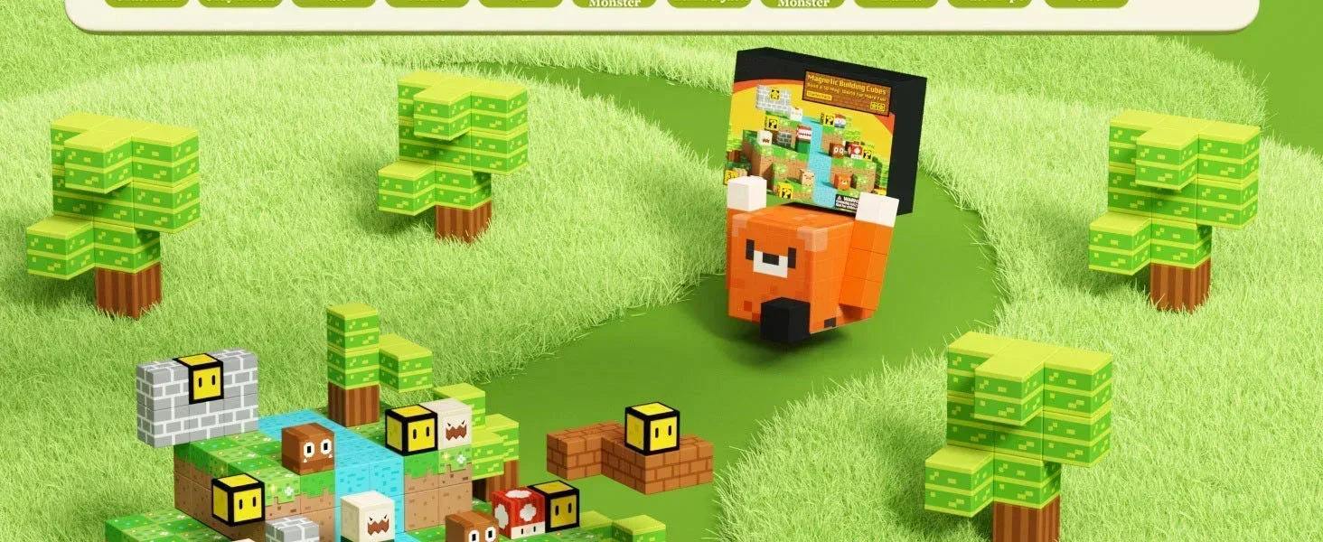 Magnetic Building Cube Set – STEM DIY Toy for Kids Age 3+