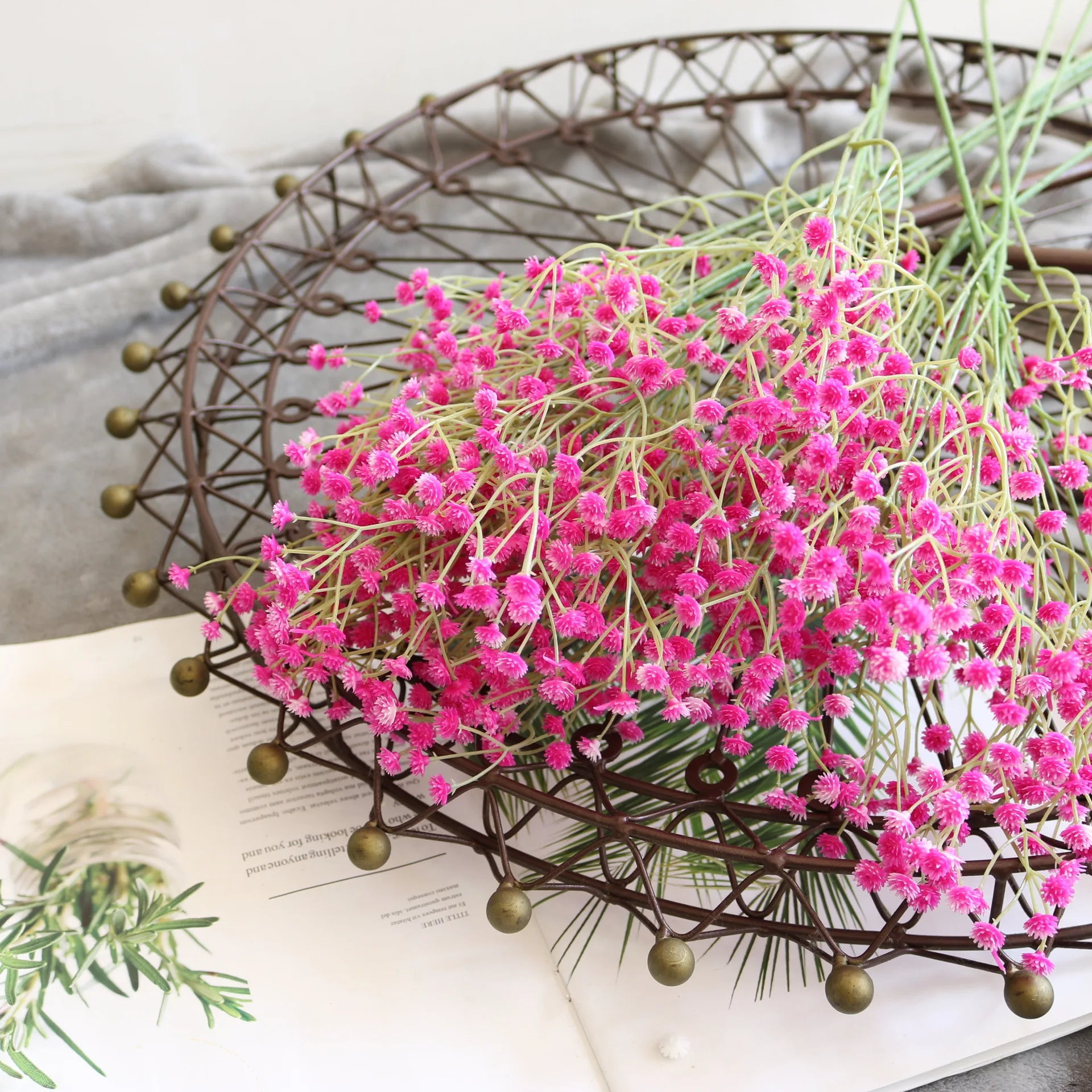 108-Head Artificial Baby’s Breath Gypsophila Bouque