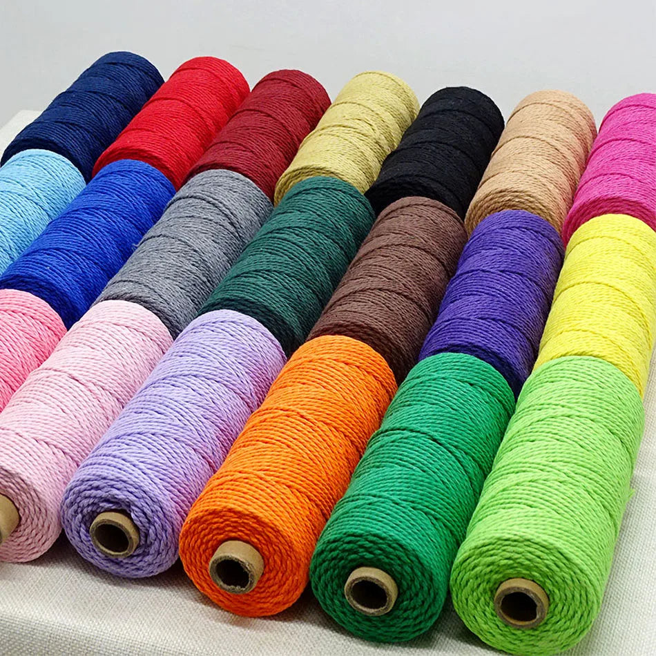 2mm Cotton Macrame Cord – 100M DIY Craft Rope