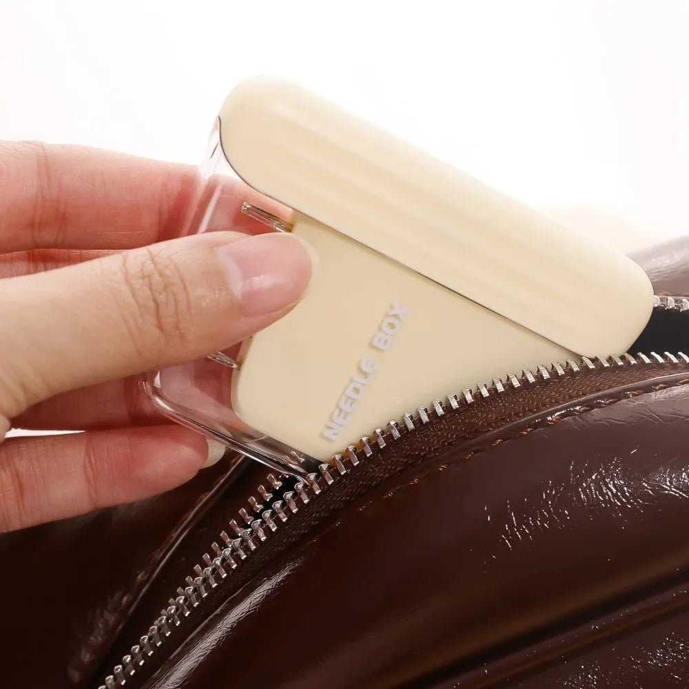 Magnetic Sewing Needle Box with 5 Sizes Needles