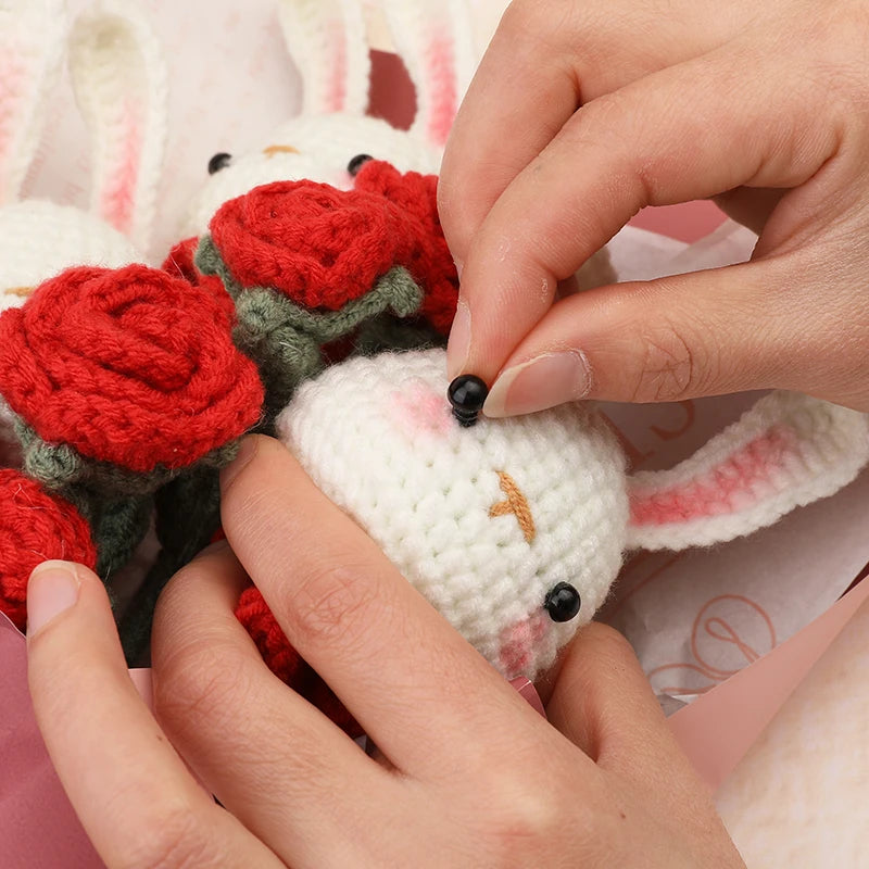KRABALL Crochet Animal or Flower Bouquet Kit
