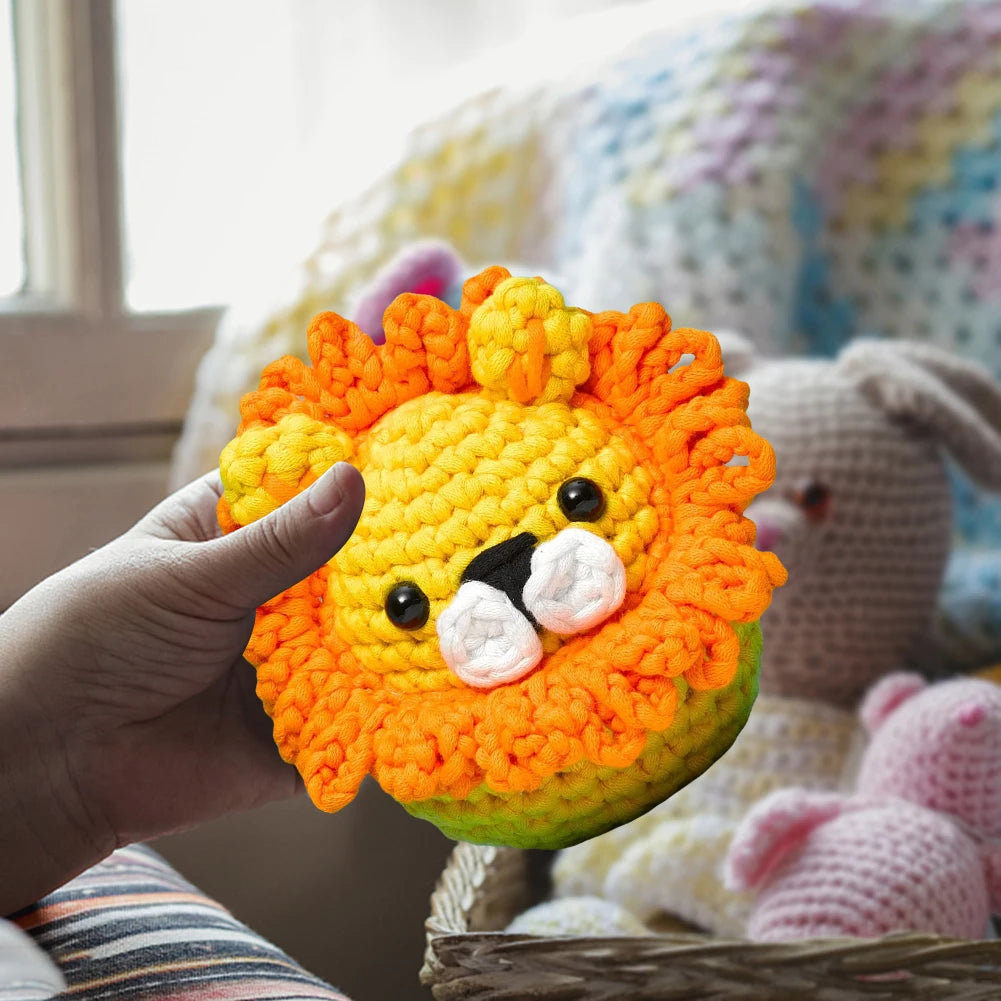Kids Beginner Crochet Animal Kit