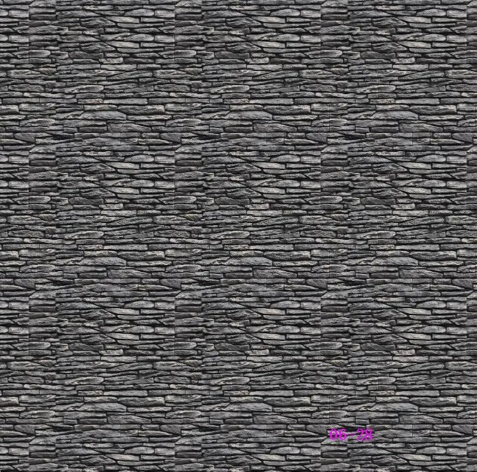 Miniature Road & Pavement Sticker Set (2pcs, 21x29cm)