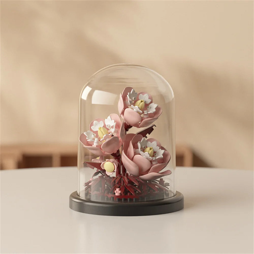 Eternal Flower Bonsai Micro Building Blocks Model