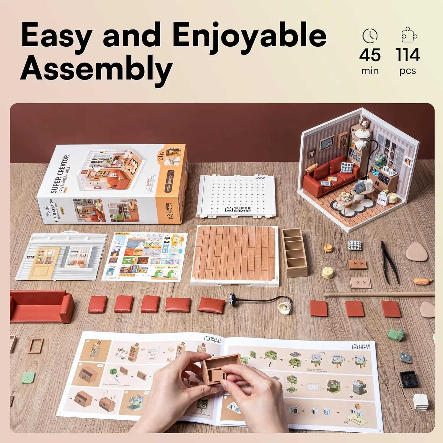 Robotime Miniature Dollhouse Kit – Supply Store