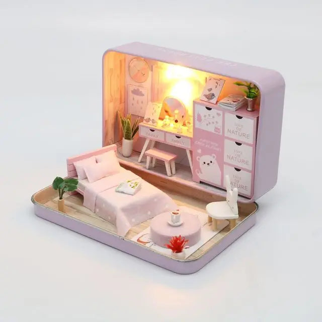 Box Theater Mini DIY Dollhouse Kit