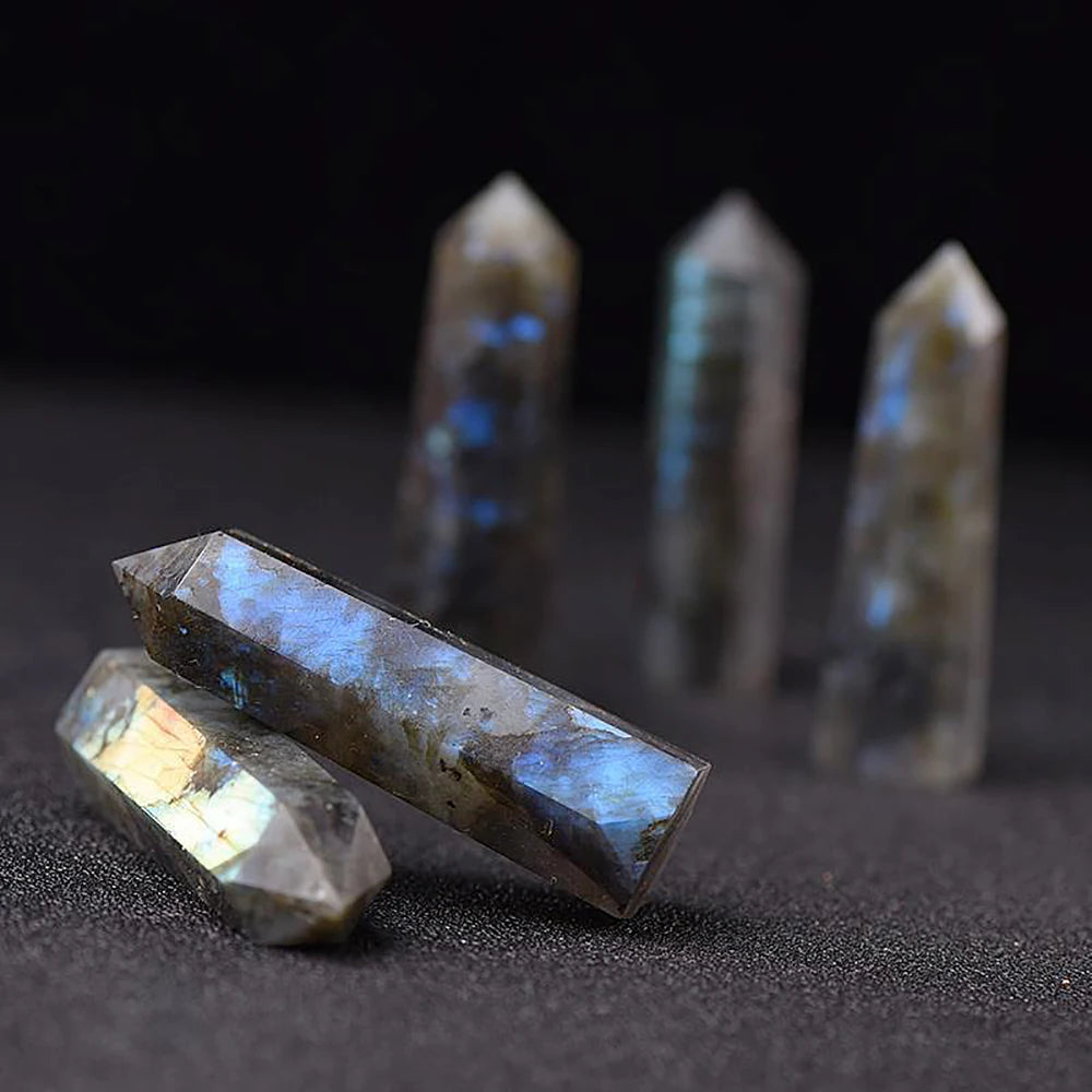 Crystal Stone Point Wands for Decor and Witchcraft