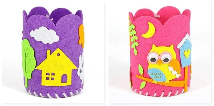 4PCS DIY Pencil Holder Craft Kit for Kids