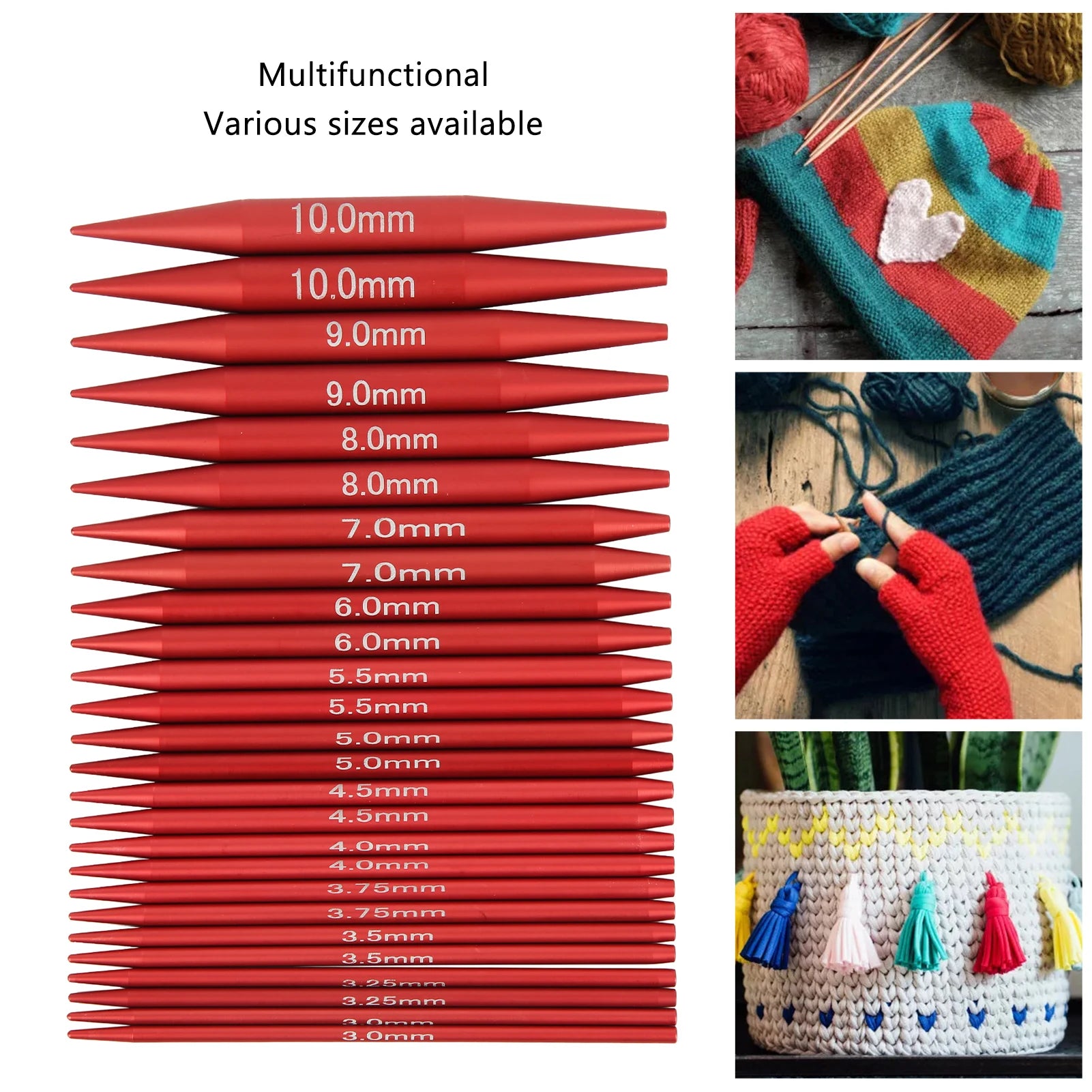 Interchangeable Knitting Needles Set – Circular & Detachable Crochet Kit