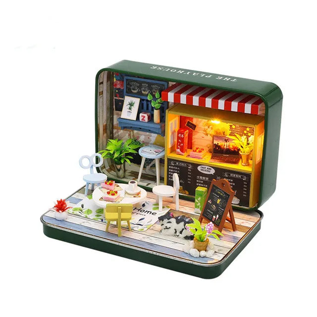 Box Theater Mini DIY Dollhouse Kit