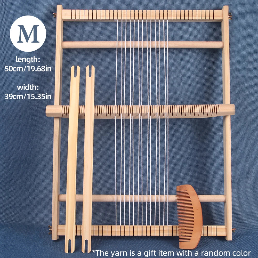Wooden DIY Weaving Loom Frame Tool