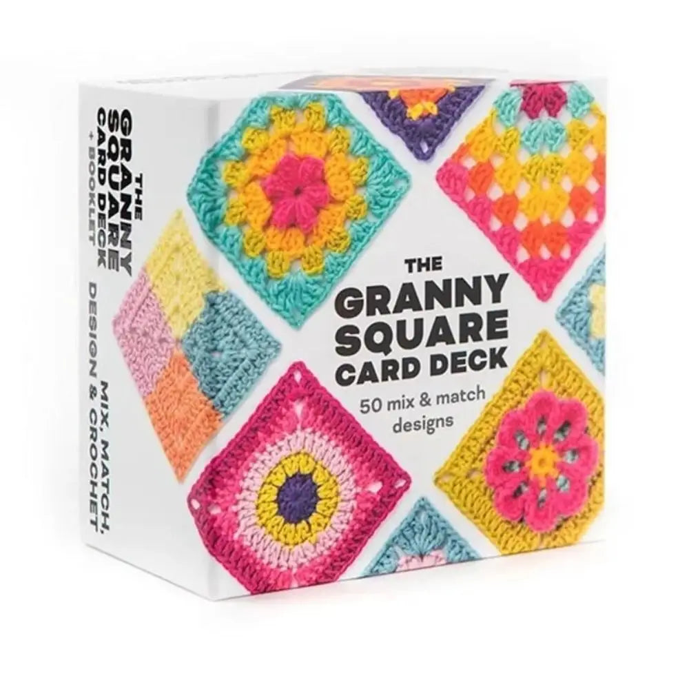 Granny Square Pattern Card Deck – DIY Knitting Kit for Adults