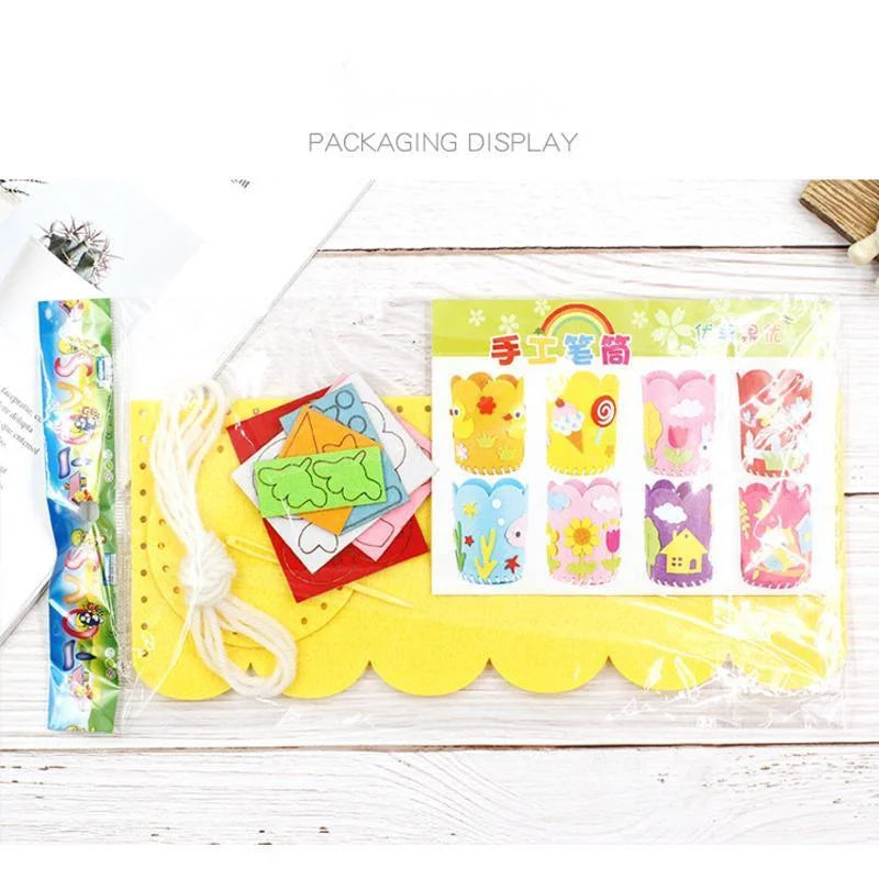 4PCS DIY Pencil Holder Craft Kit for Kids