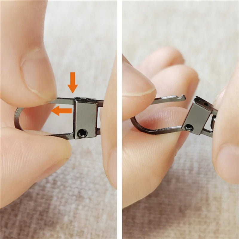 5pcs Detachable Metal Zipper Pull Tabs for Repair