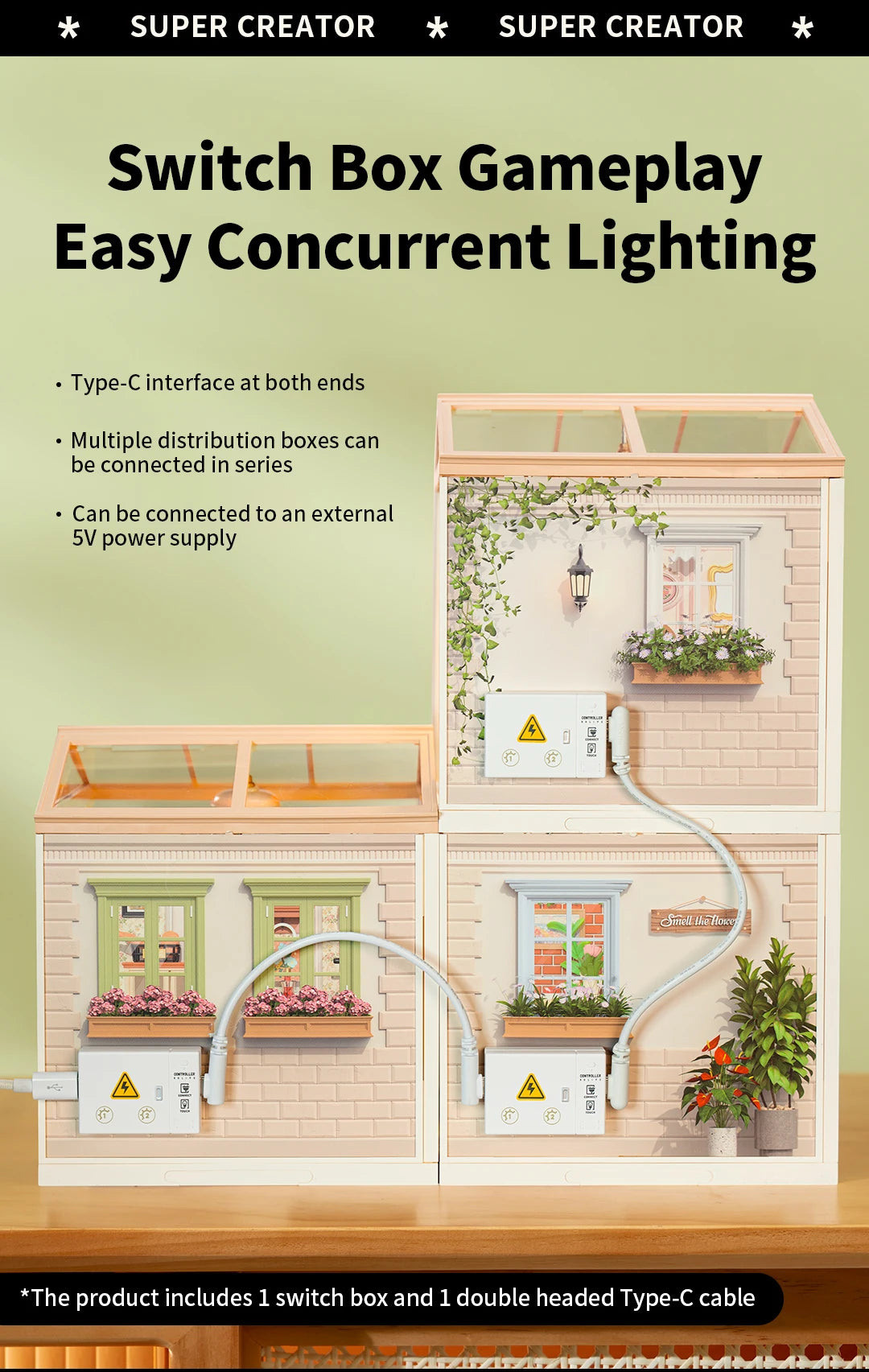 Robotime DIY Miniature Dollhouse – Supply Store Kit
