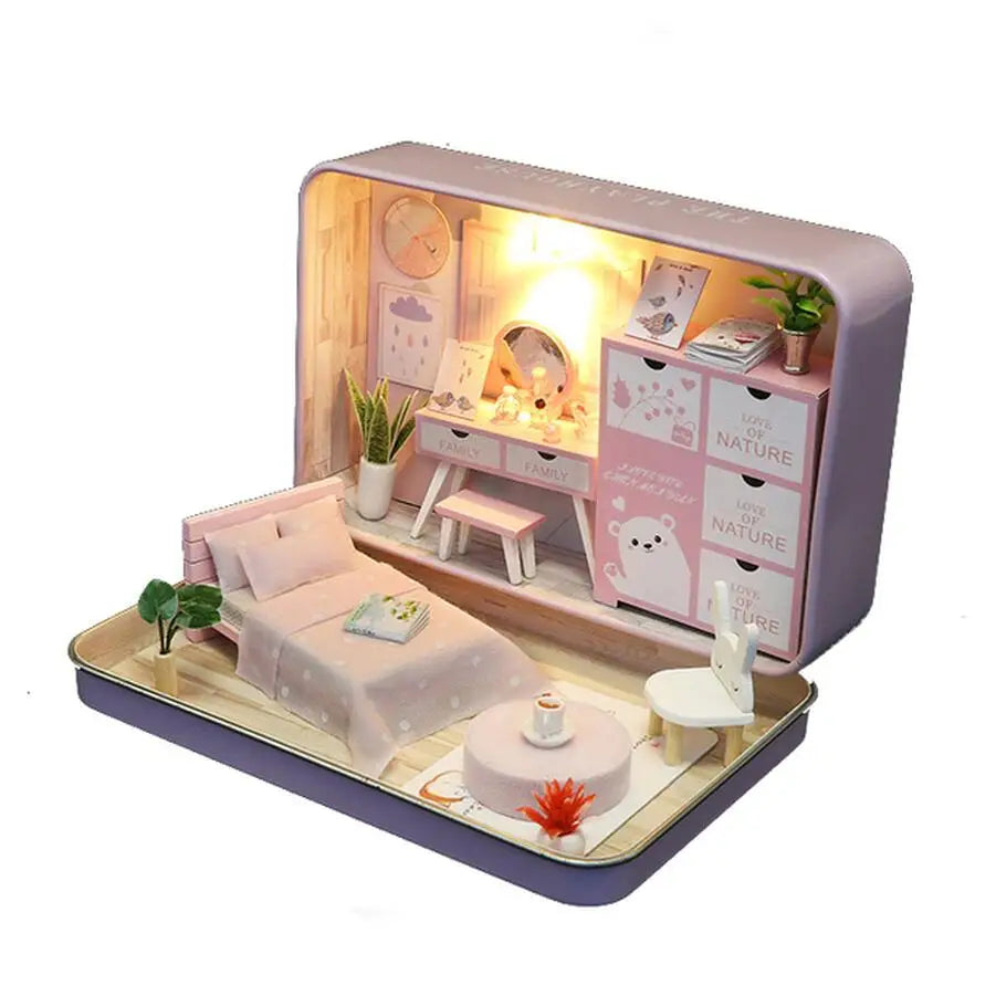 Box Theater Mini DIY Dollhouse Kit