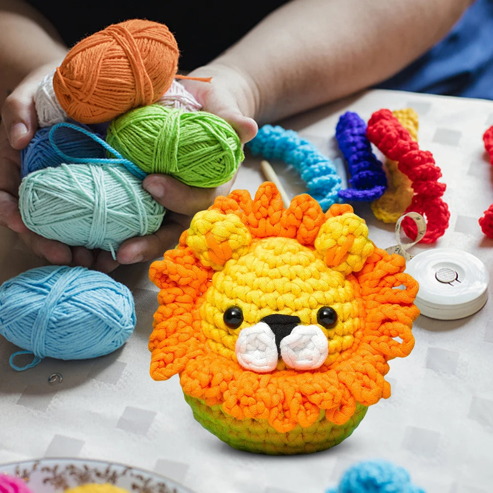 Kids Beginner Crochet Animal Kit