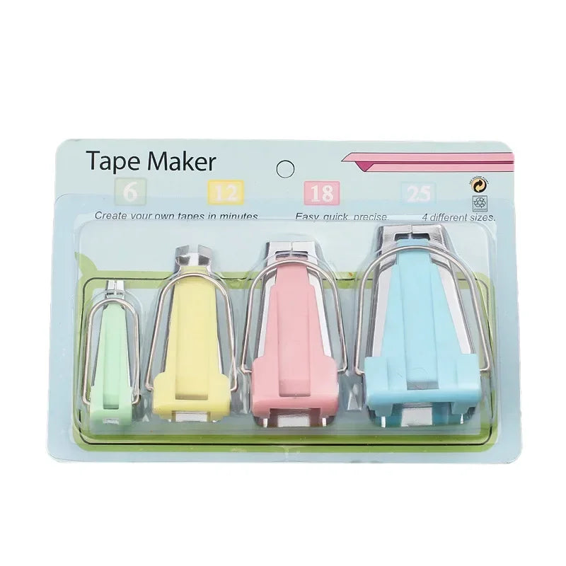 Bias Tape Maker Set 6mm–25mm Sewing Binding Tools