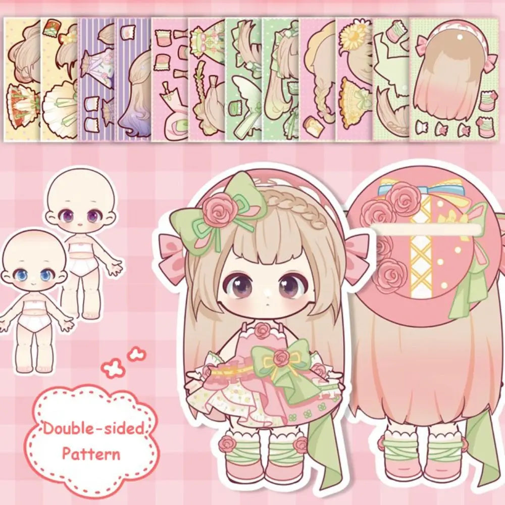 DIY 3D Paper Doll Puppet Montessori Toy