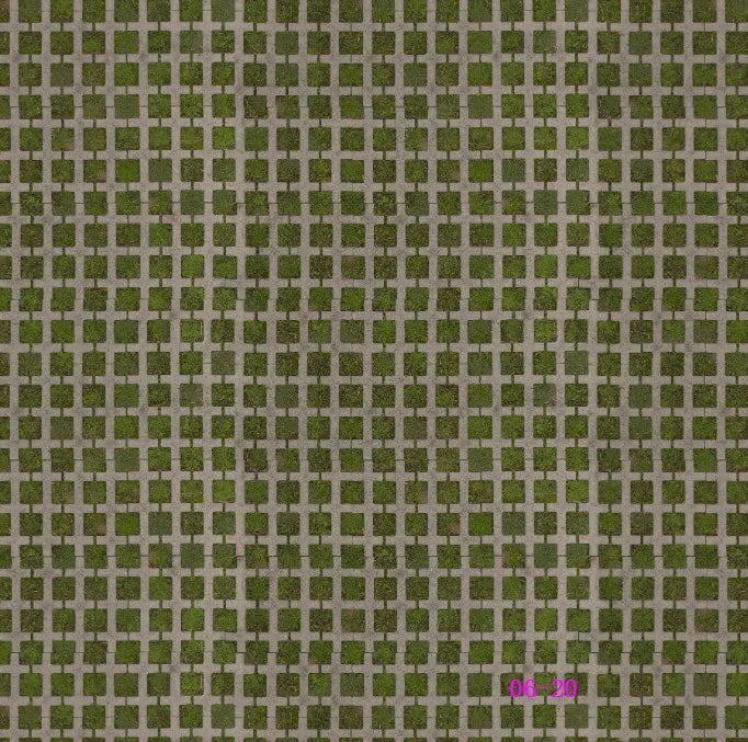 Miniature Road & Pavement Sticker Set (2pcs, 21x29cm)