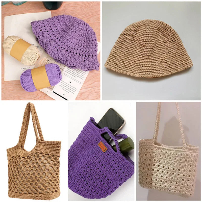 Crochet Cotton Yarn – Soft Worsted Baby Milk Cotton Thread