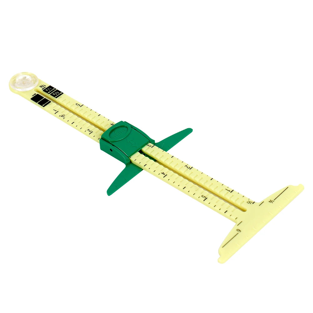 5-IN-1 Sewing Seam Ruler Gauge – Aluminum & Plastic