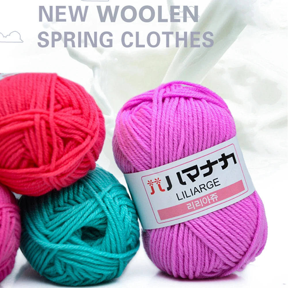 25g Soft Cotton Yarn for Knitting & Crochet