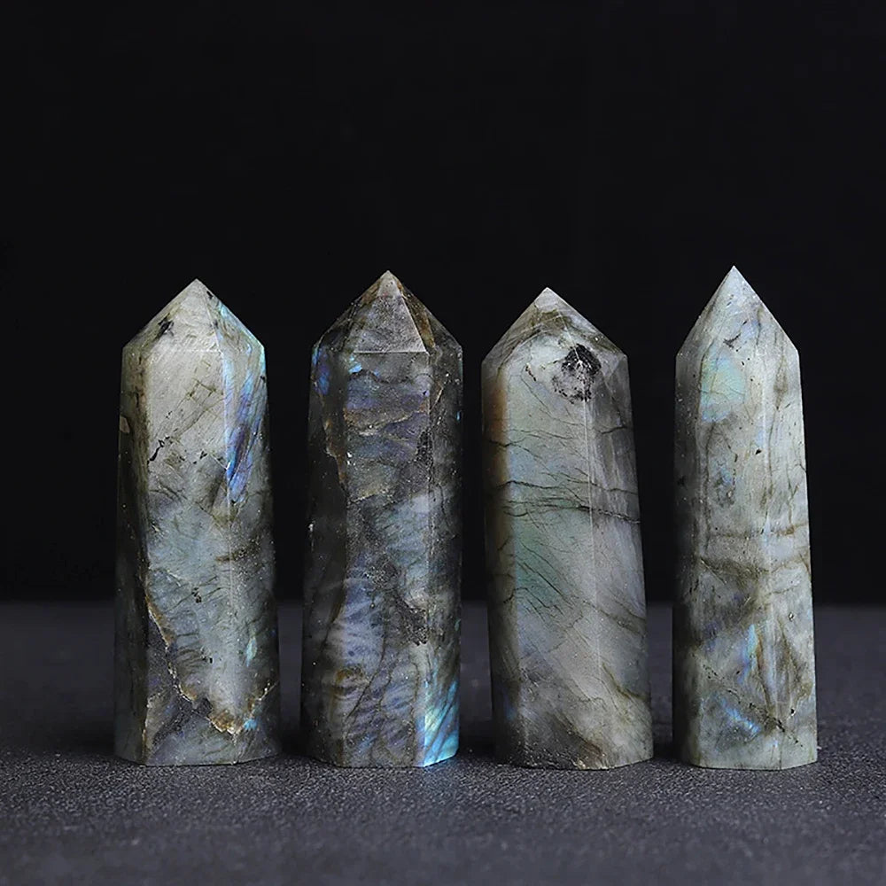 Crystal Stone Point Wands for Decor and Witchcraft
