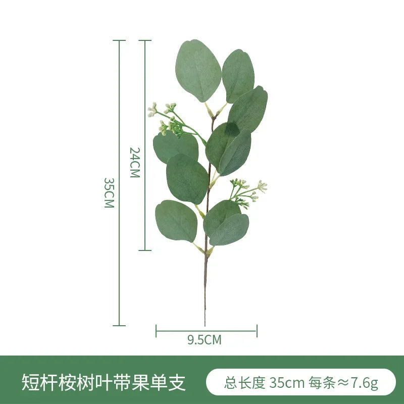 Artificial Eucalyptus Leaves for Floral Arrangements and Decor