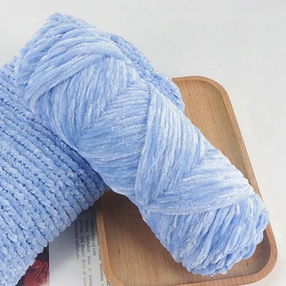 Beginner Crochet Yarn – 50g Soft Cotton Blend (68% Cotton, 32% Nylon)