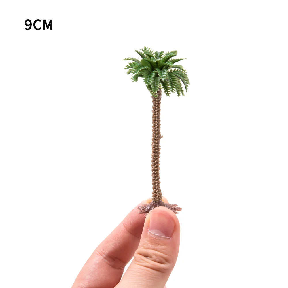 Miniature Coconut Palm Tree Set 5pcs