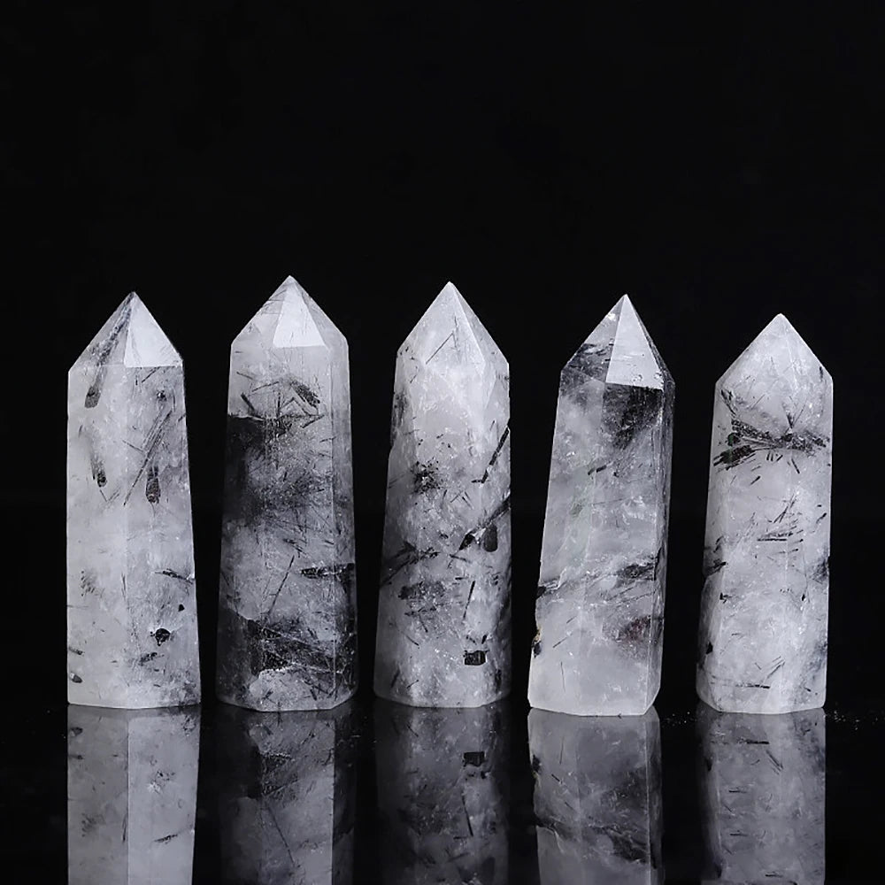 Crystal Stone Point Wands for Decor and Witchcraft