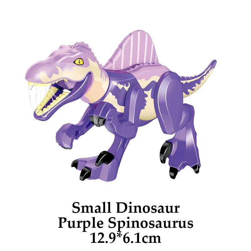 Jurassic Dinosaur Building Blocks – T-Rex, Raptor, Triceratops Models