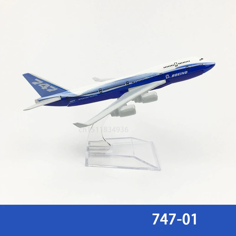 6-Inch Diecast Boeing Airplane Model (737–787 Series)