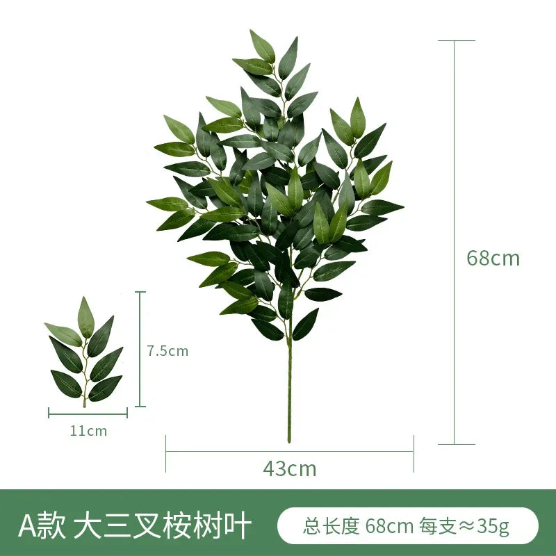 Artificial Eucalyptus Leaves for Floral Arrangements and Decor