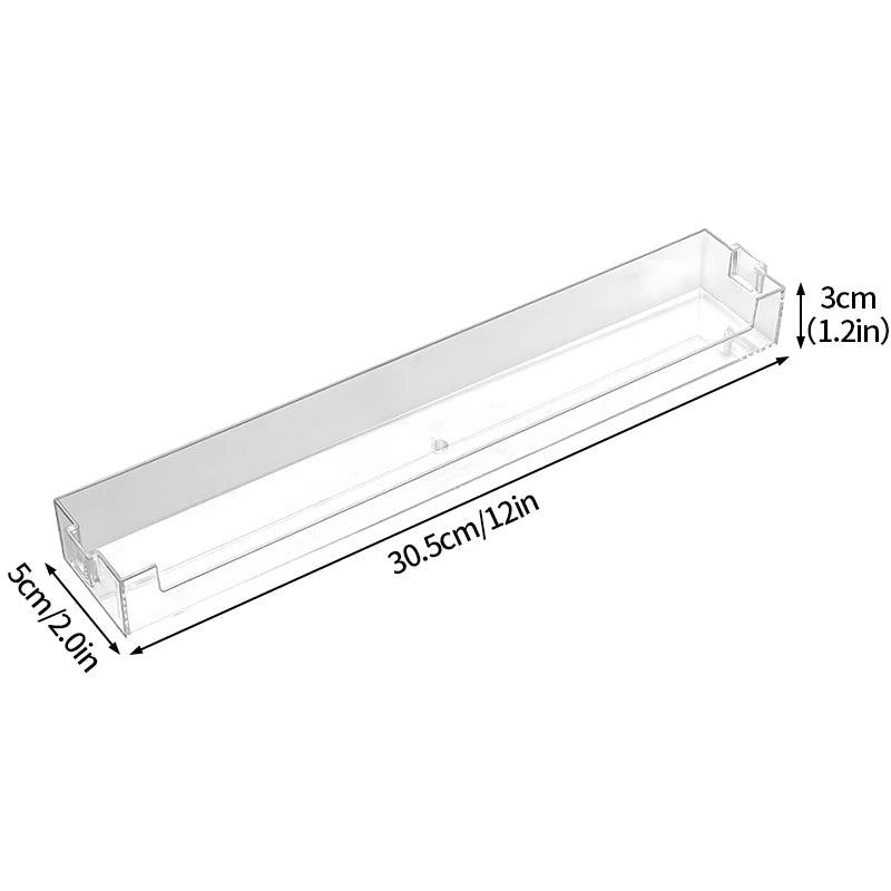 Wall-Mounted Clear Acrylic Display Rack for Dolls and Collectibles