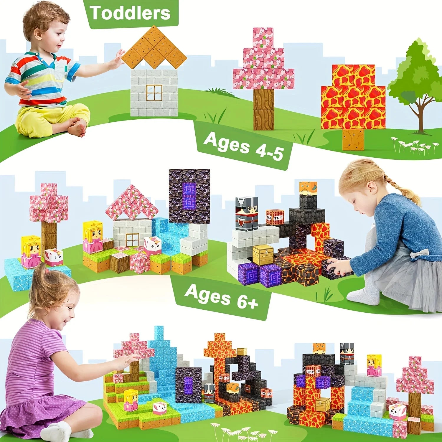 Magnetic Street View Architecture Building Block Set