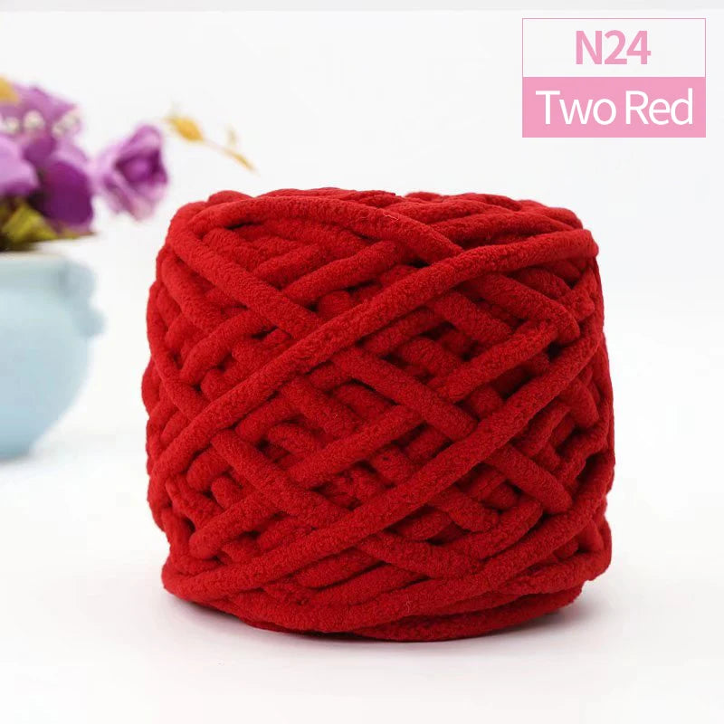 QJH Chunky Knitting Yarn – 100g Jumbo Polyester Craft Ball