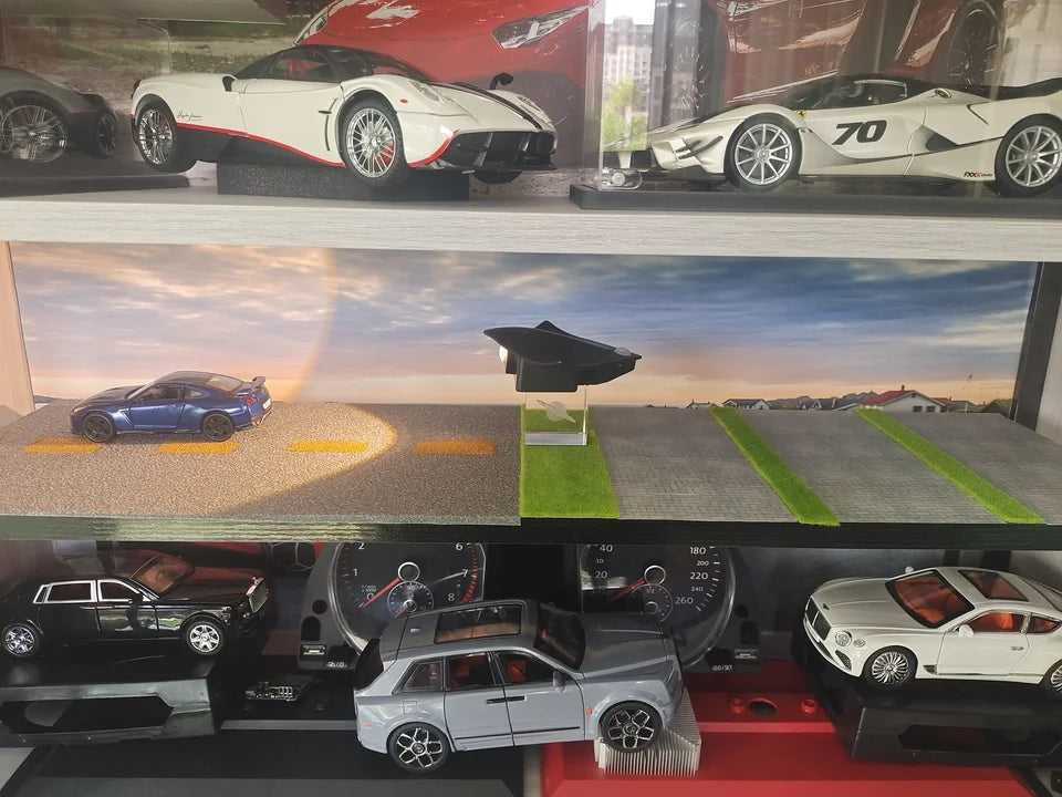 Miniature Road & Pavement Sticker Set (2pcs, 21x29cm)