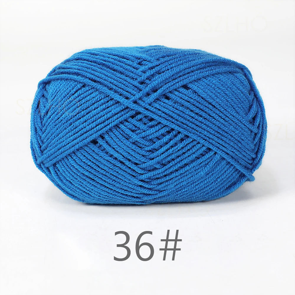 50g Soft Milk Cotton Yarn – Hand Knitting & Crochet Thread