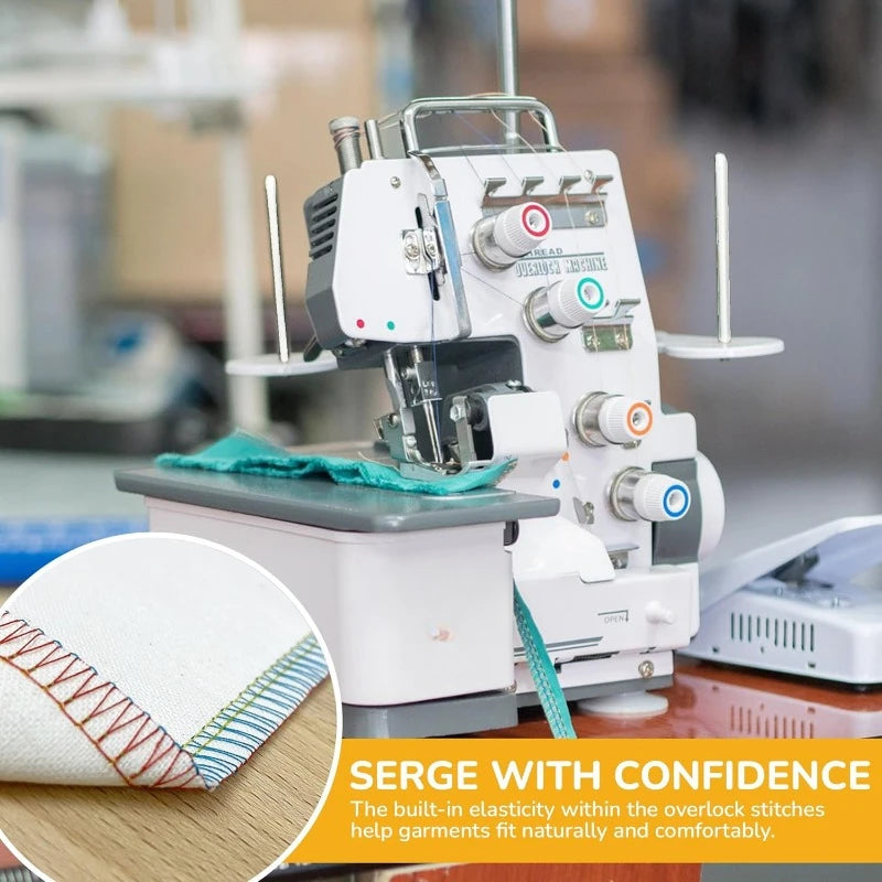 Sienna Industrial Serger Sewing Machine with Metal Frame