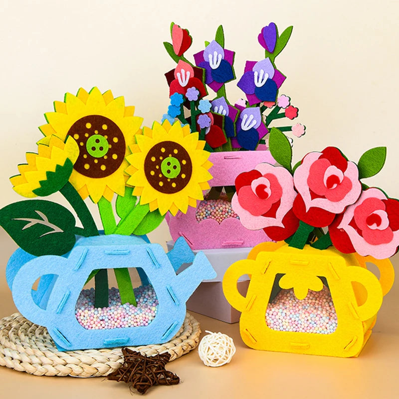 DIY Flower Pot Montessori Craft Kit for Kids of all ages