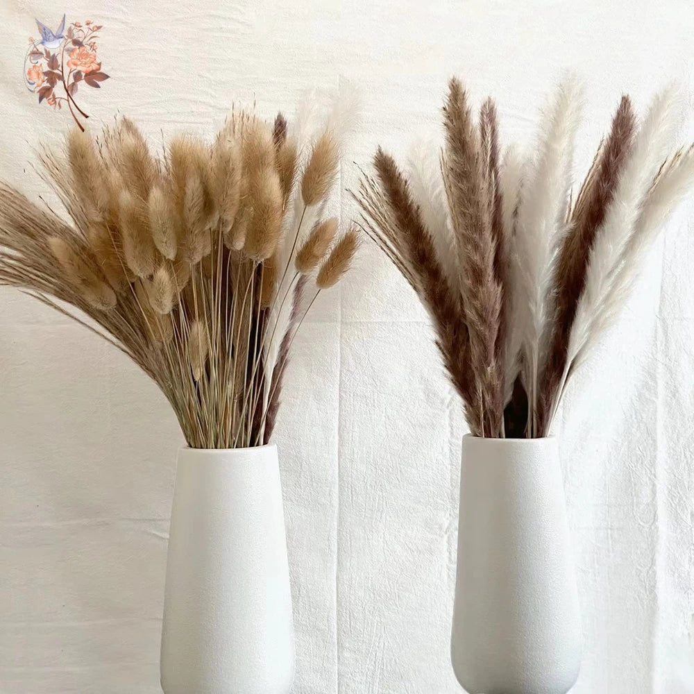 Natural Dried Pampas Grass Bouquet – Boho Decor for Home & Events